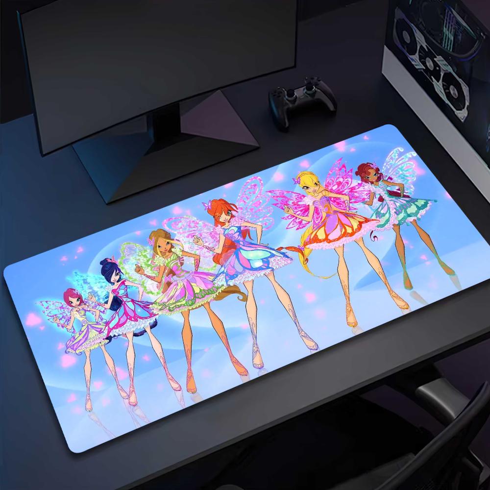 Mousepads Club Non-slip Lockedge Office cartoon Student W-W-Winx Gaming Thickened Large Beauty Writing Pad Cushion Mouse Pad