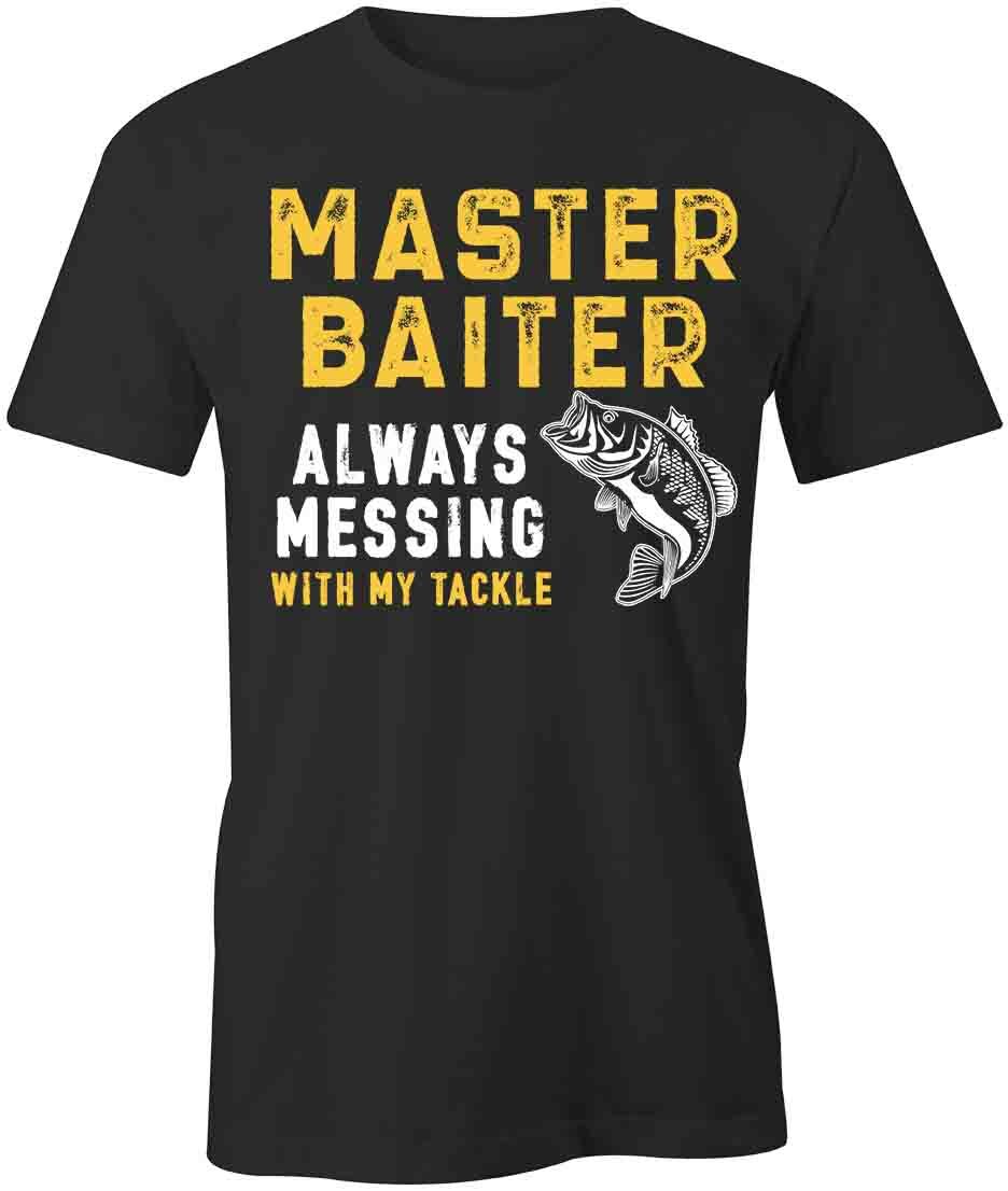 MASTER BAITER TShirt Tee Short-Sleeved Cotton FISHING CLOTHING S1BSA124 XXXL