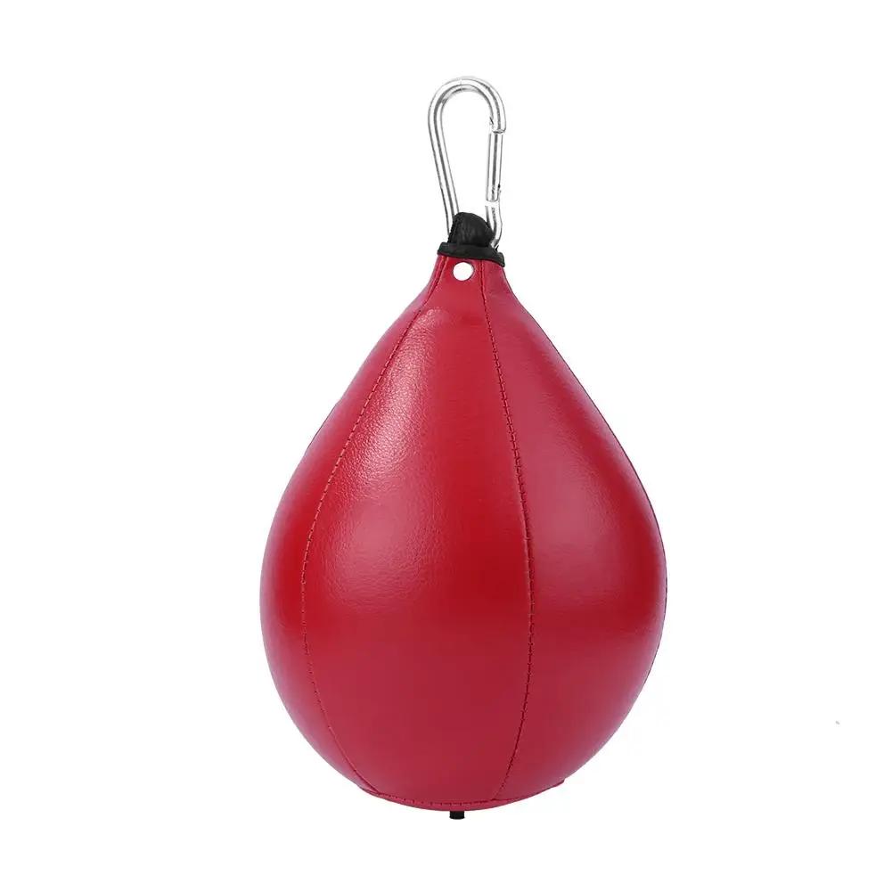 PU Boxningsboll Päron Boxningssäck Barn Vuxen Uppblåsbar Reflex Hastighet Fitness Träning Hängande Boxning Hastighetsboll