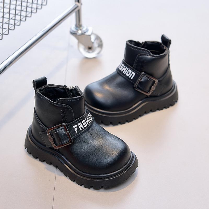 Unisex Kids Casual Mid Calf Martin Boots For Boys And Girls