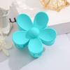 Flower Shape Hair Claw Non-slip Design Back Head Hair Clip Candy Color Plastic Hair Clamp Hair Accessory