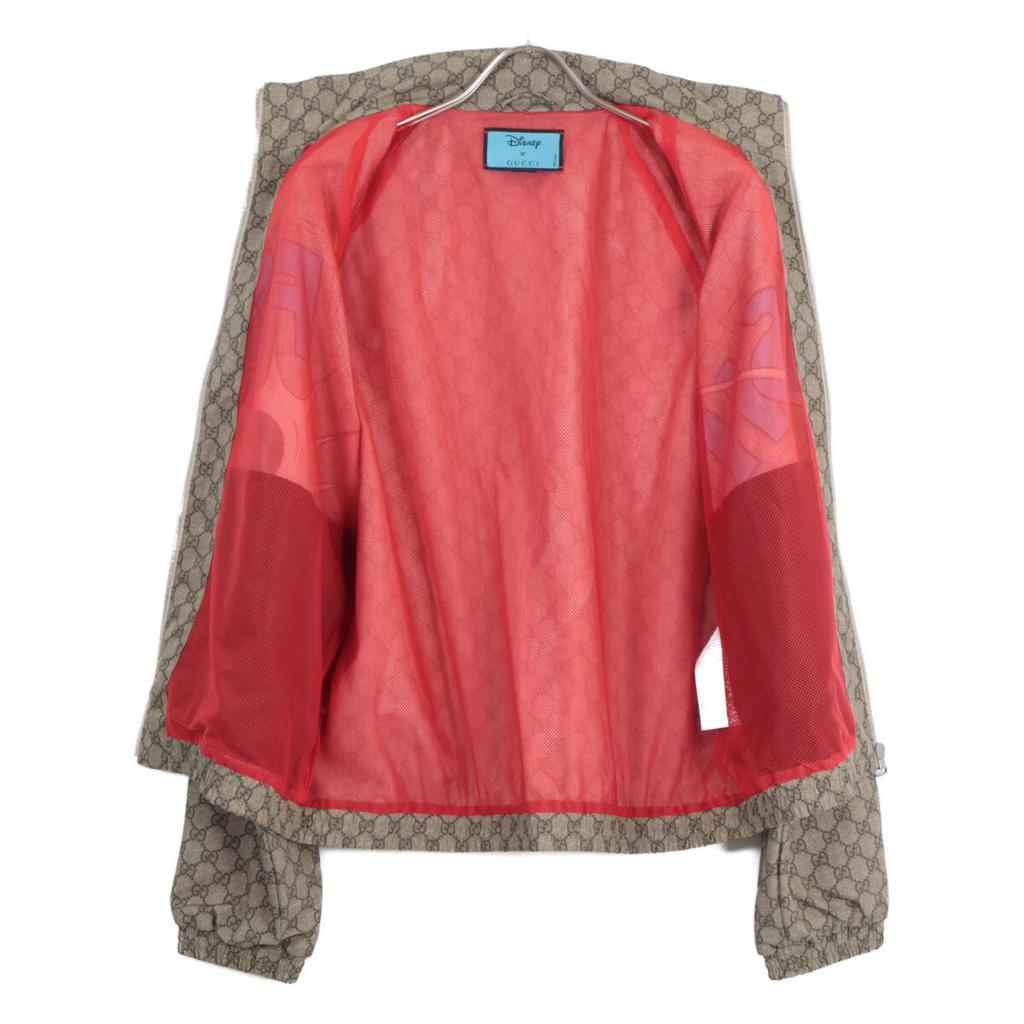 GUCCI xDisney Disney [Excellent Condition/Domestic Authentic] 646442 Donald Duck GG Nylon Jacket 44 BrownUsed