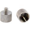 CAMVATE Thread Adapter Microphone Stand 5/8"-27 Female to 1/4"-20 Male for Camera Monitor - 1361