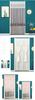 Lace Door Partition Curtain for Home – No-Drill, Double Layer, Transparent Gauze, Polyester, Anti-Mosquito.