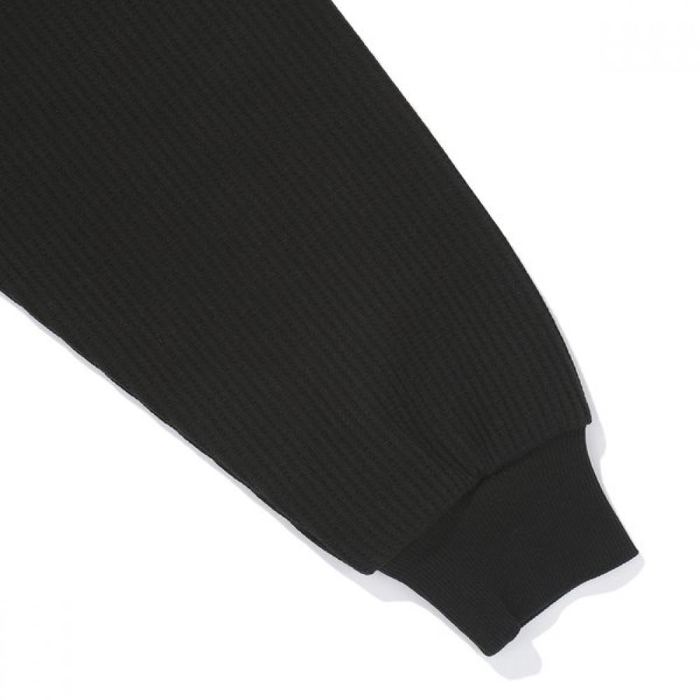 Bluetail Black Waffle Hoodie Zip Up Aaa1jp01bk