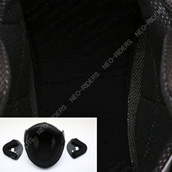 NEORIDERS New FX3 Jet Helmet Ivory XL Size Fits Eyeglasses Slit FX3 - - - 61-62cm (24.5-26.5 inches) - SG/PSC - - -