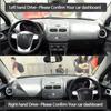 Suede Leather Dashmat for MG 3 MG3 ZP11 Second Generation 2011-2016 Black/Brown Dashboard Cover Sun Shade Carpet Non-slip Pad