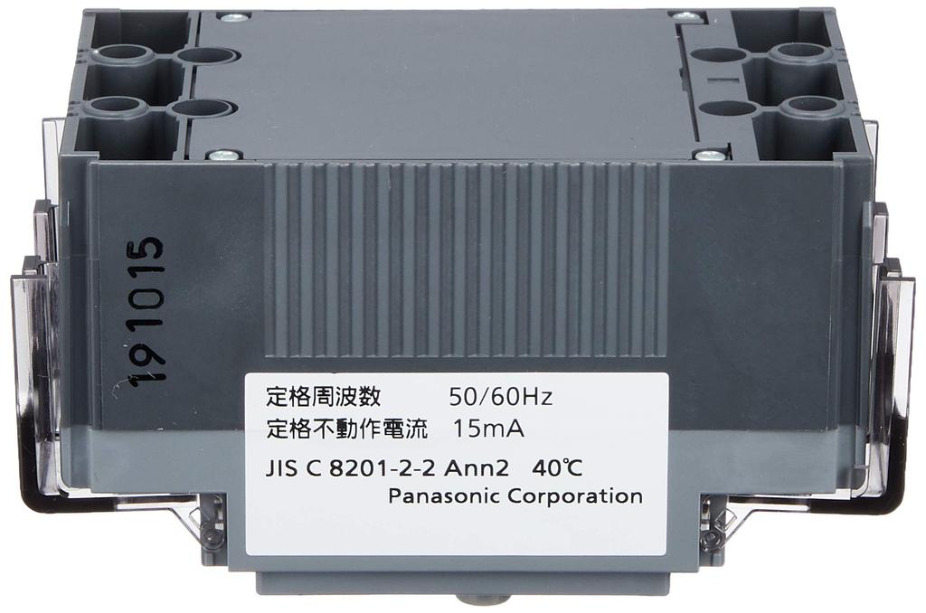 Panasonic Earth Leakage Breaker BJW Type with OC for Motor Protection BJW3403