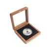 Antique Coin Storage Holder Durable Black White Dustproof Case for Commemorative Silver Coin Badge Collection Use