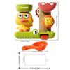 Interactive Duck Bath Toy Colorful Cartoon Animal Shapes Water Scoop Safe Non Toxic Plastic Bathtub Toys Perfect Gift For Kids