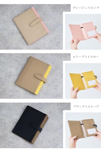 [GRAV] (Genuine Leather) Lucky Mother and Child Health Handbook Case/Medication Book Cover | Fits A6 and S Sizes | Large Capacity, Lightweight, and An