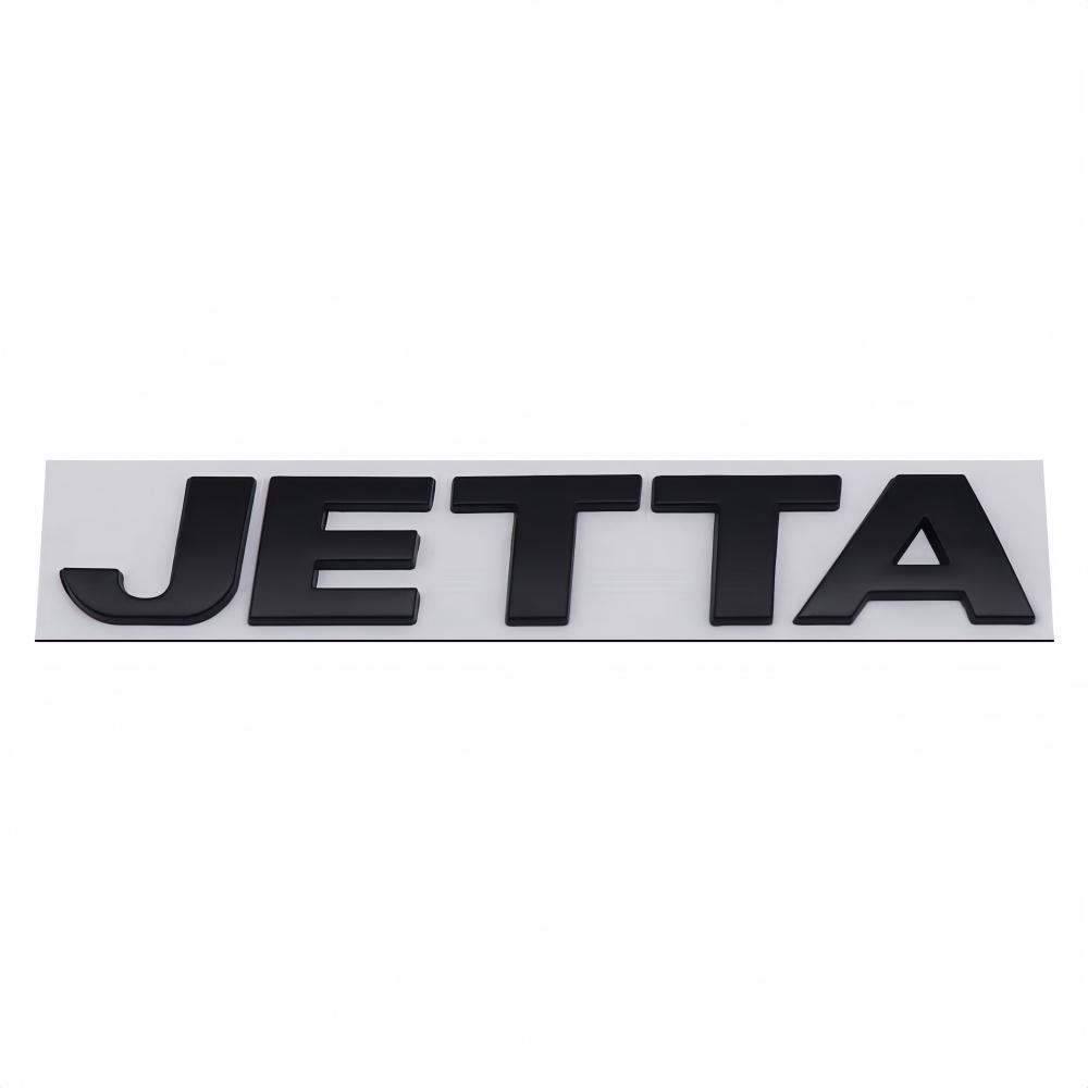 3D Metal JETTA Letter Badge Car Rear Trunk Emblem Sticker For VW JETTA MK2 MK3 MK4 MK5 MK6 MK7 MK8 Accessories CU7