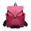 1 Pcs Owl Shape Embossed Shoulder Backpack Bags Satchel Travel Bag Fashion Womens' PU Casual