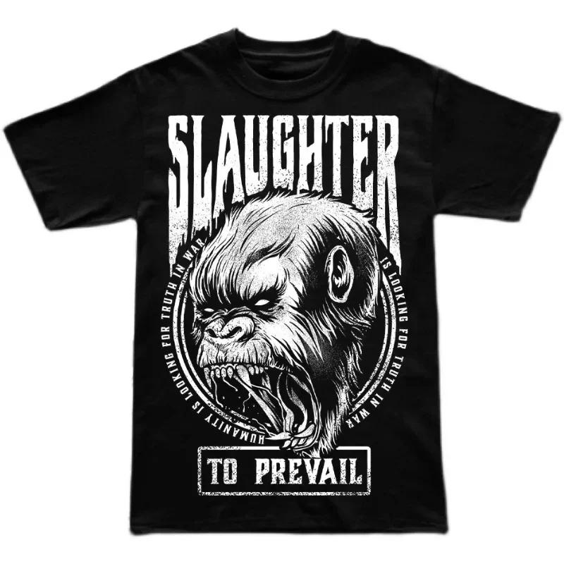 The Grizzly Winter Slaughter To Prevail European Tour T-shirt Cotton Streetwear Oversized Men Short Sleeve High Quality Female Male Clothing
