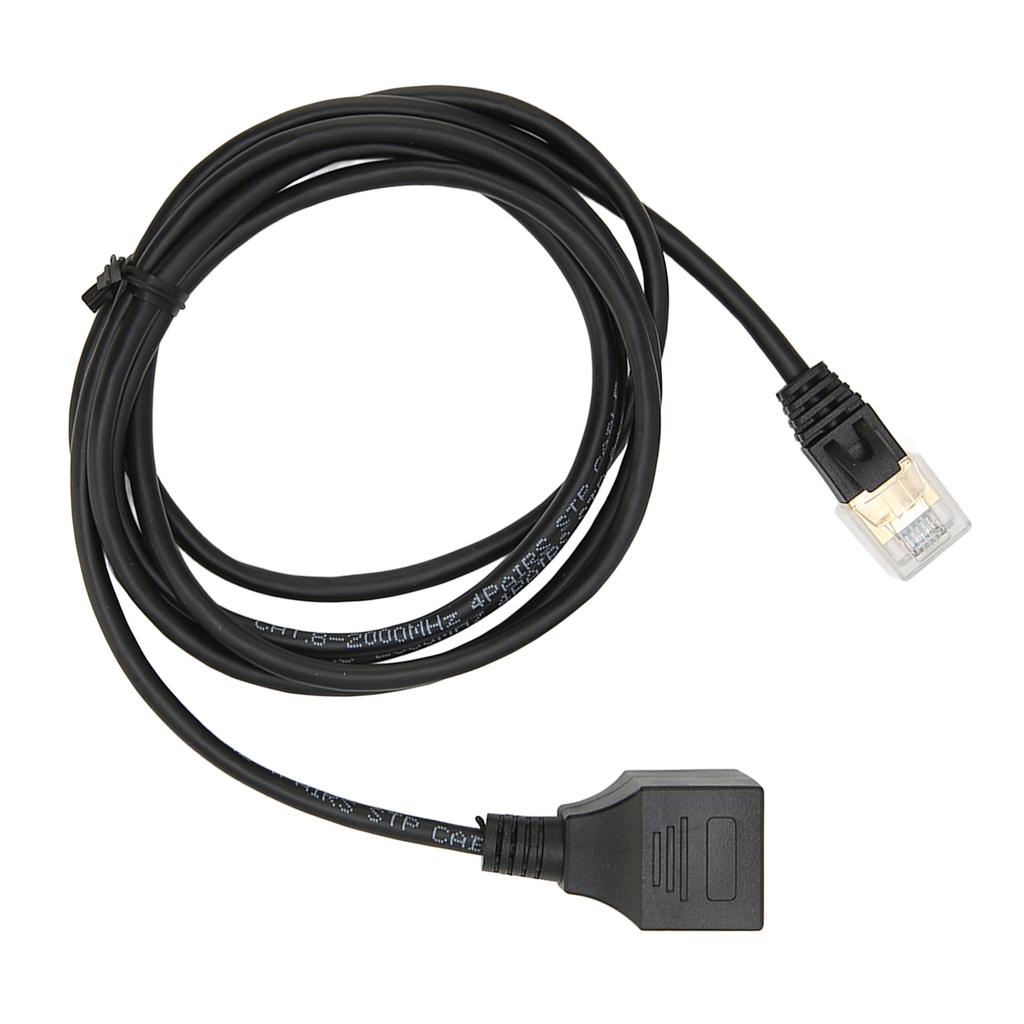 CAT8 Ethernet Cable CAT8 OD 3.8mm Ultra Fine Wire 8P8C 10 Gigabit Male to Female RJ45 Straight Head 1.5 Meters Cable