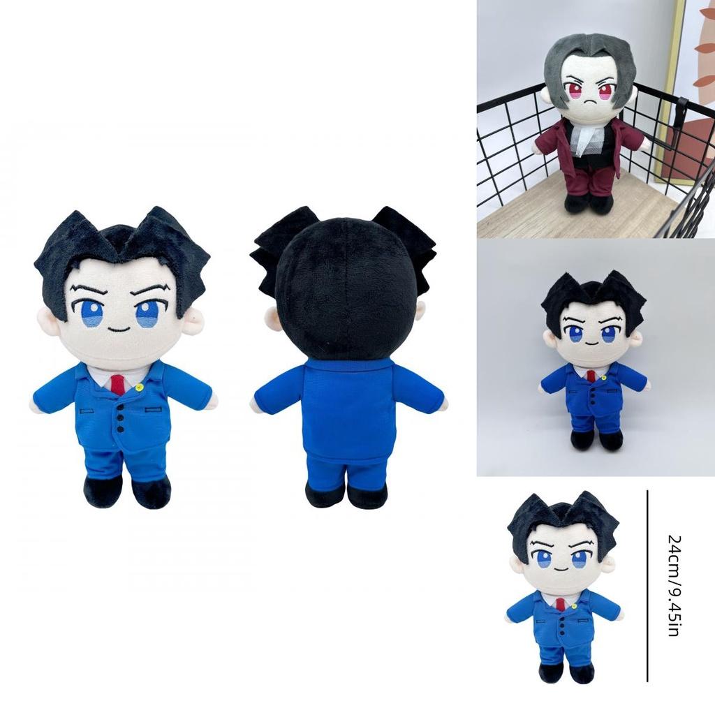 Ace Attorney Peluş Yumuşak Ve Sarılabilir Anime Hayranları İçin Mükemmel 24cm