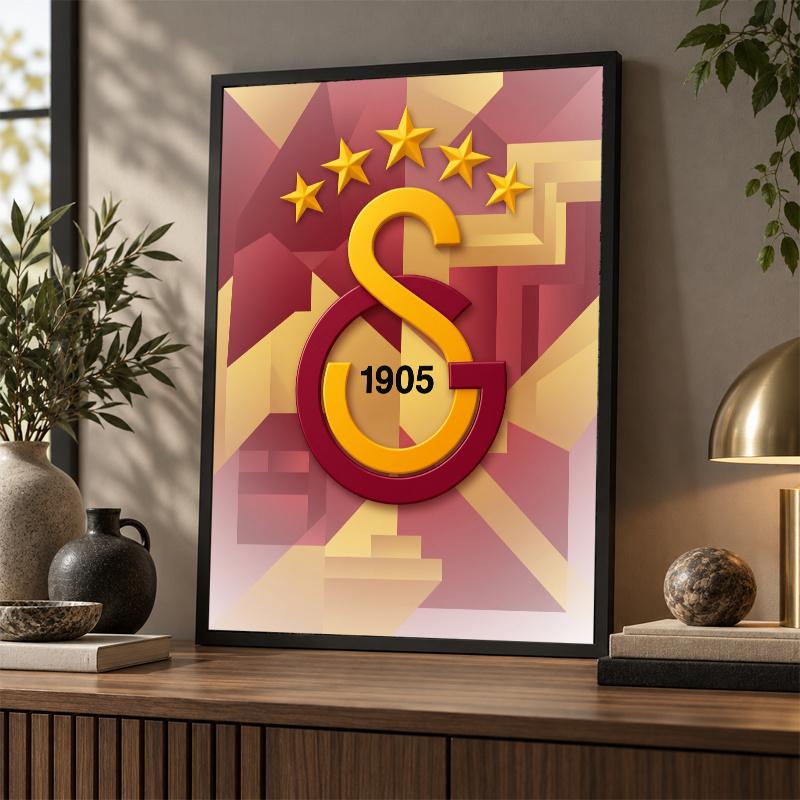 Galatasaray FC Diamond Painting Kit 5D Full Drill DIY Diamond Mosaic Wall Art Home Decor