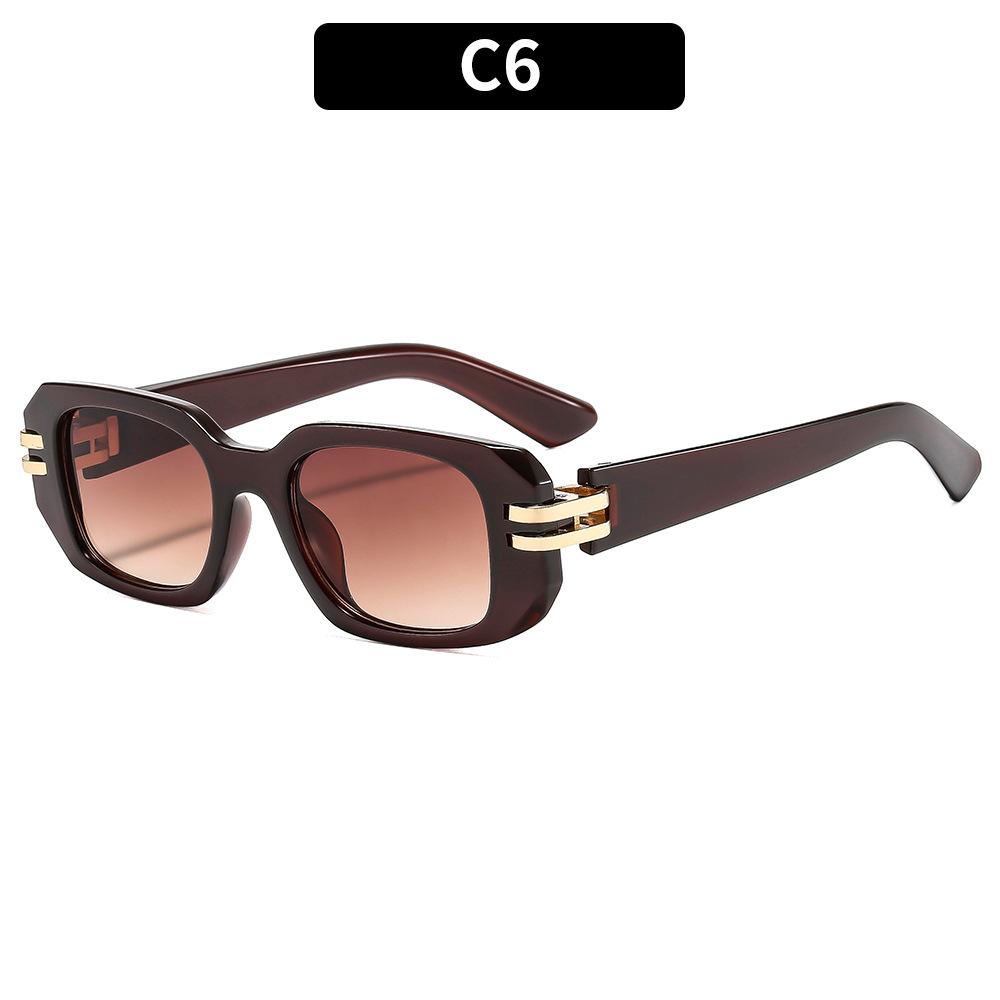 Ladies Sunglasses, Retro Square Sunglasses, Fashionable Outdoor Sunglasses.
