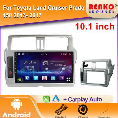 2K Android autorádio pro Toyota Land Cruiser Prado 150 2013- 2017 Multimediální přehrávač videa GPS 4G Carplay Autorádio