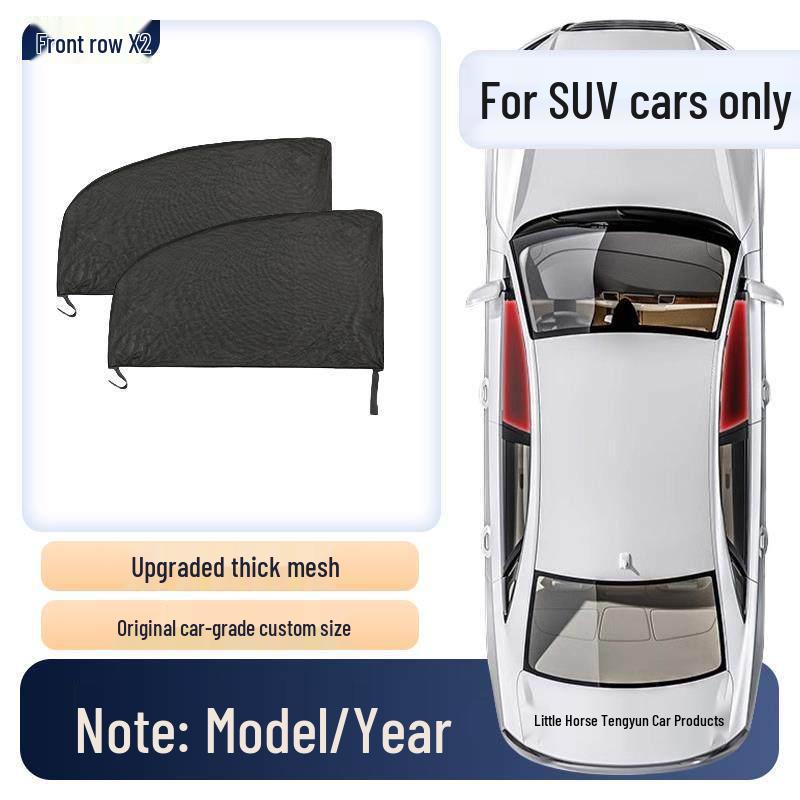 Car Sunshade & Mosquito Net - Insect-Proof Window Curtain