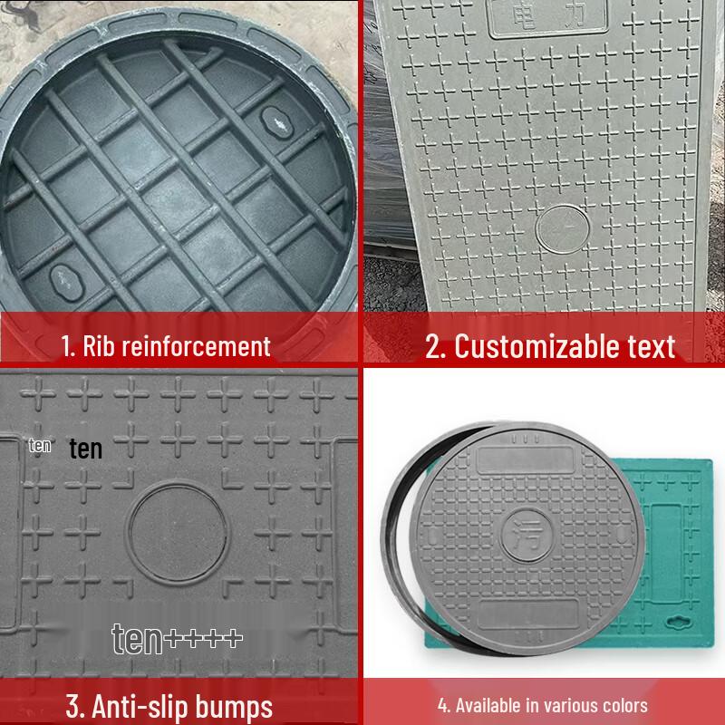 Miaoguagua Resin Composite Round Manhole Cover