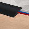 1pc 1mX5cm Floor Transition Strip Non-slip PVC Doorway Edge Self-Adhesive Doorways Threshold Ramp Home Partition Decoration