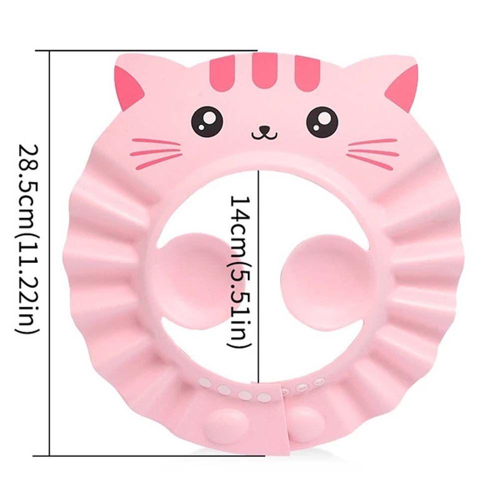Adjustable Children Ear Protection Prevent Water Into Ear Infant Baby Shower Cap Kids Bath Hat Shampoo Cap Hair Wash Shield Hat