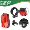 Bicycle Bike Rear Tail Light Bike Flashing Plastic