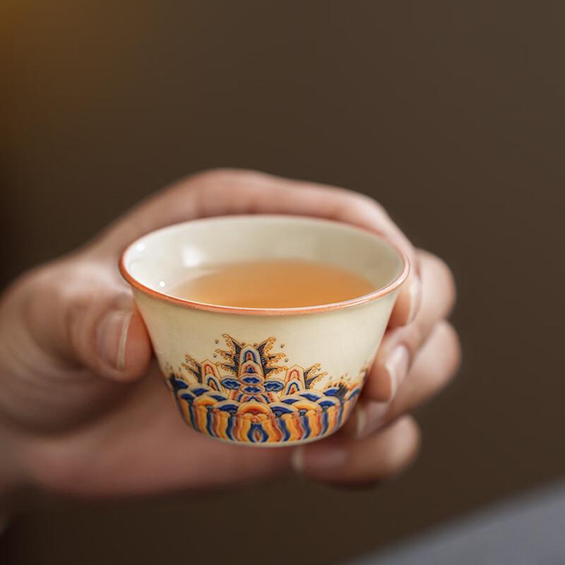 Nordic Style Ru Kiln Ceramic Tea Set