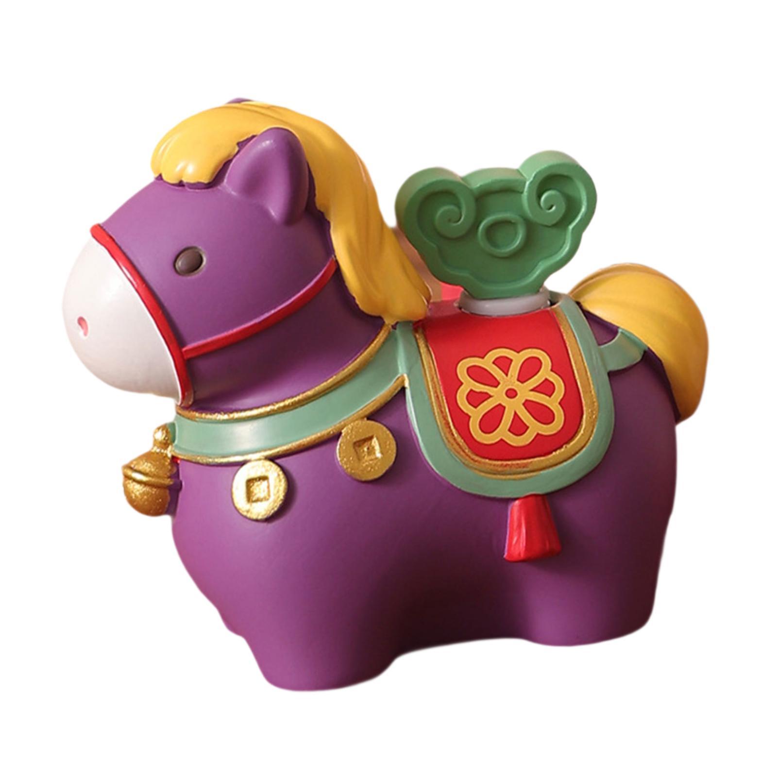 

Small Resin Horse Ornament Modern Decorative Figurine Home Decor Sculpture for Room Decoration Accessories