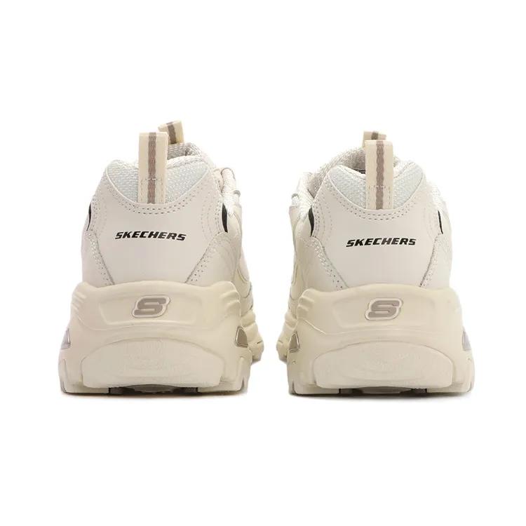 Skechers D'Lites 1.0 Little White Bear Textile , Synthetic Leather Abrasion Resistant Low top Chunky Sneakers Women's (Unisex)