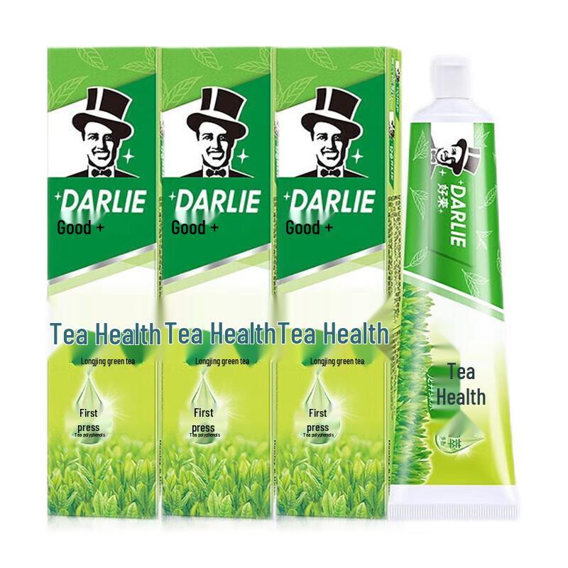 Darlie Chabei Health Longjing Green Tea Toothpaste 3-Pack (420g)