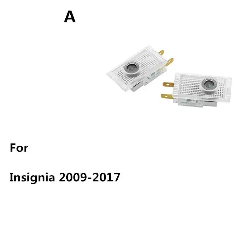 2Pcs LED Car Door Lights Welcome Light Emblem Logo Lamps For Opel Insignia A B 2009-2017 Antara 2008-2018 car accessories