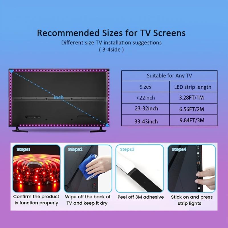 LED-Streifen mit USB und Farbwechselbarkeit