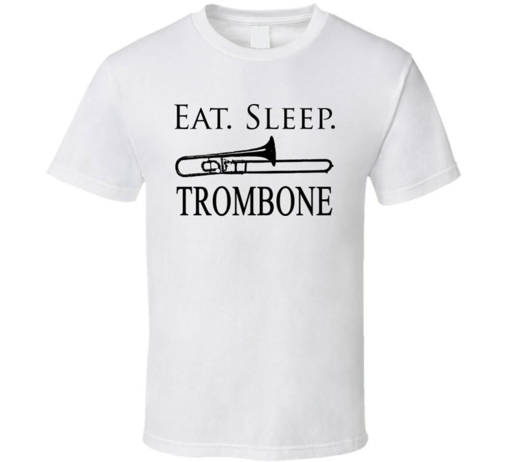 Eat Sleep Trombone Funny Joke Music T Shirt Unisex T-Shirt