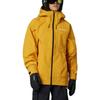 Adidas Terrex Techrock 3-Layer Post Consumer Nylon Rain.Rdy Jacket Loose Letter Print Hooded Long Sleeve Jacket Men Jacket Yellow IB1086