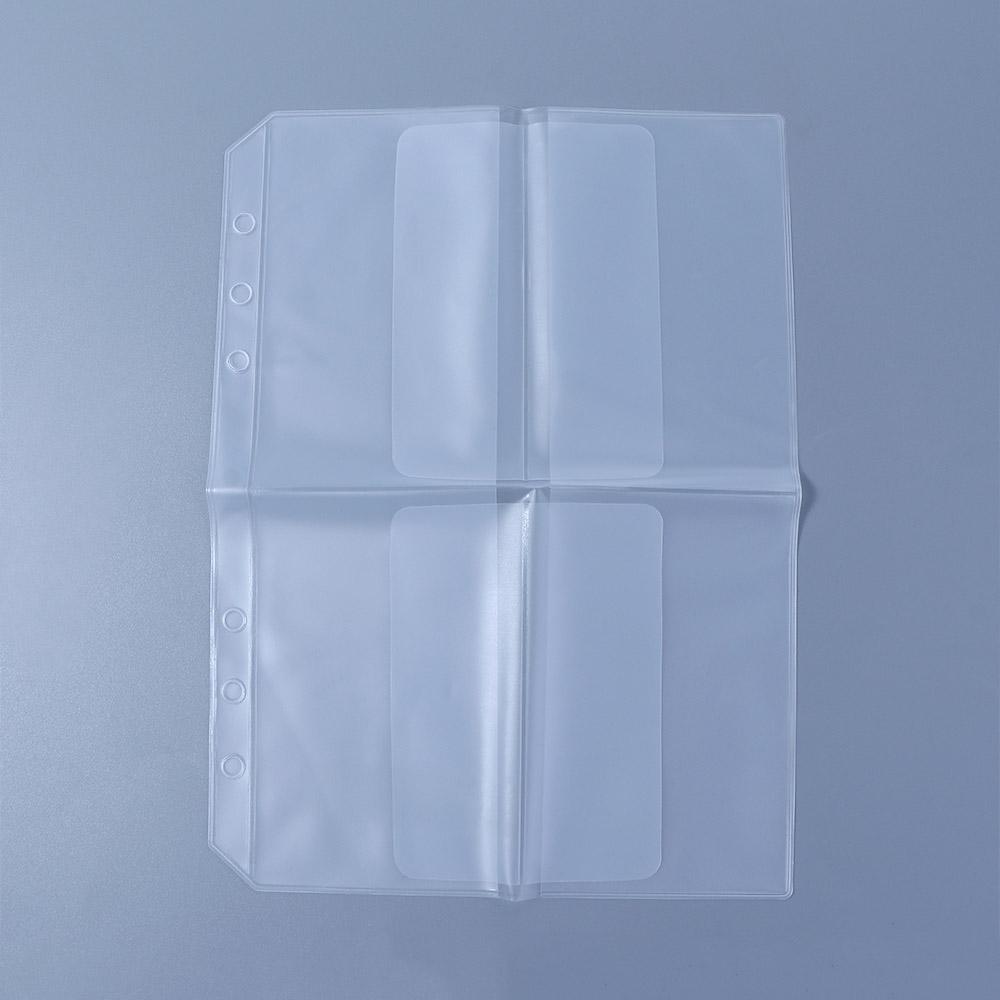 Photo Album Refills Binder Pockets Binder Folders Document Filing Bags PVC Notebook Pouch Bags