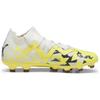 Puma Future Match Artificial Turf Ag Hg Shock Absorbing Durable Soccer Shoes Men Soccer Shoes White Yellow 107372-04