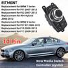 10pin Media Switch Controller Joystick 65829206444 Replacement for BMW F01 F02 F04 F07 GT F10 F11 5 7 Series 2007-2013#65829206446 9206444 Mustrod