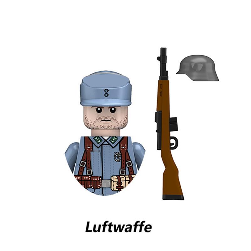 Kids Toys Mini Military Soldier Model Air Force Army Armed Camouflage Unit Small Particles Building Blocks Boys Holiday Gifts