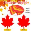 90 Pieces Fall Leaves Cutouts Thanksgiving Bulletin Board Decorations Paper Cut Outs Assorted Colors Fall Leaves Die Cuts for Classrom Autumn