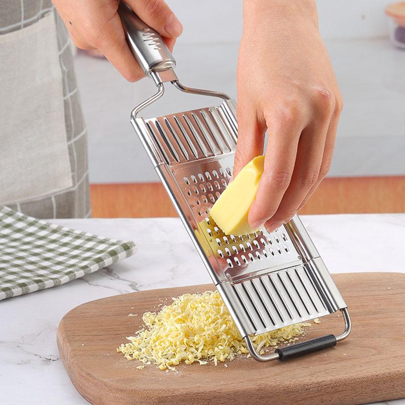 Shredder Cutter Portable Stainless Steel Manual Vegetable Slicer Easy Clean Grater with Handle Multi Purpose Home Kitchen Tools