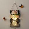 Wall Decoration Ins Style Wall Lamp Nordic Originality Plant Butterfly Background Home Decor Wall Lights Vase Lamp for Bedroom