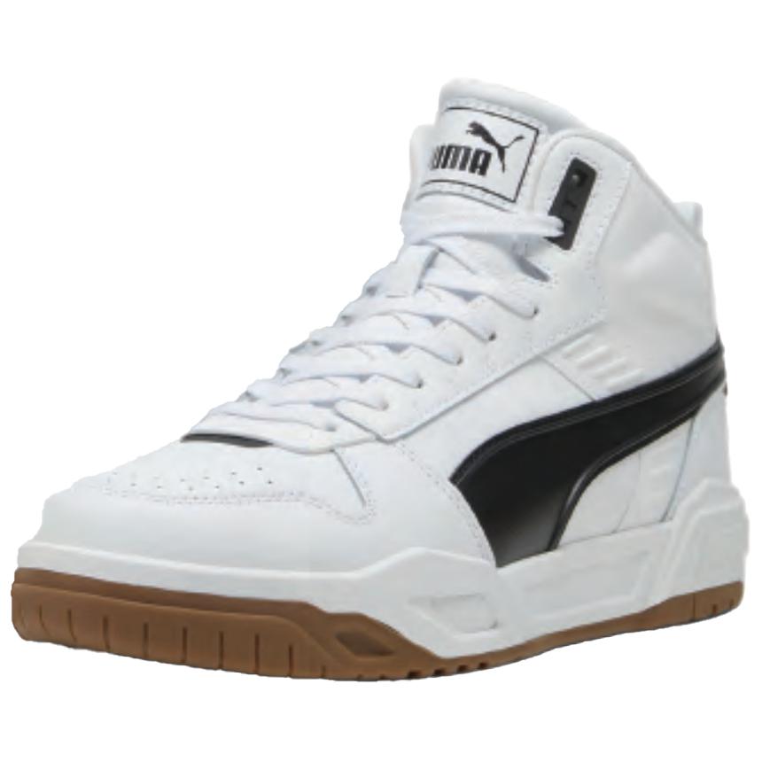 PUMA RBD Tech Mid Unisex Sneakers White Cool Light Gray 396148-08 EU 41