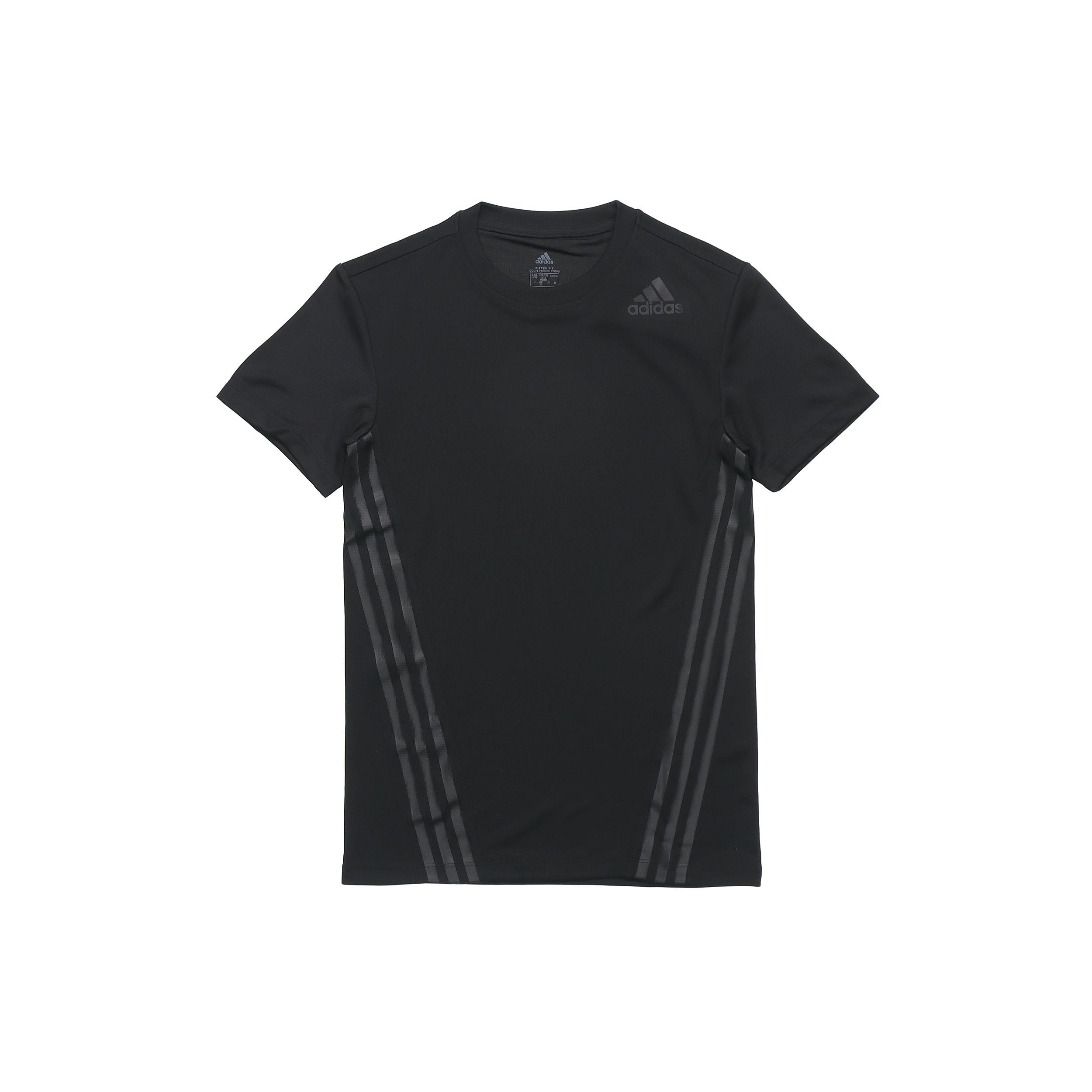 adidas Casual Sports Round-neck Short-sleeve Tee Men Black Men s FL4309 S