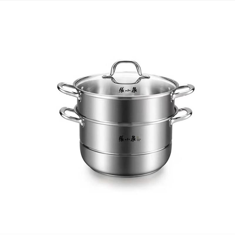 Zhang Xiaoquan 28cm Double-Layer Stainless Steel Steamer Pot