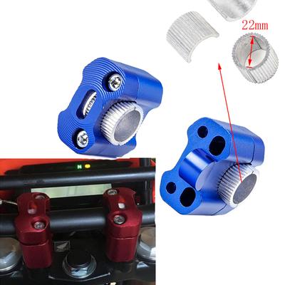 CNC Gefräste 6061 Pit Dirt Motorrad Klemme Lenkererhöhungsadapter Für Honda Cr 125 Motorrad Benelli Scrambler Zontes G1 125