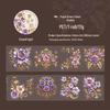 Baroque Floral Die-Cut PET Tape: Retro Journal Sticker Series