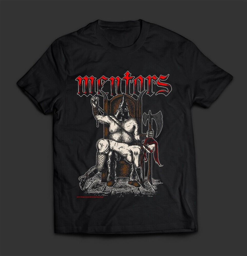 

Vtg Mentors Band Music Lover Cotton Black Full Size Unisex Shirt TT325 Unisex T-Shirt XXL