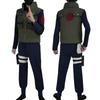 Anime Vierde Hokage Kakashi Hatake Cosplay Kostuum Voor Jonge Ninja, Inclusief Pruik.